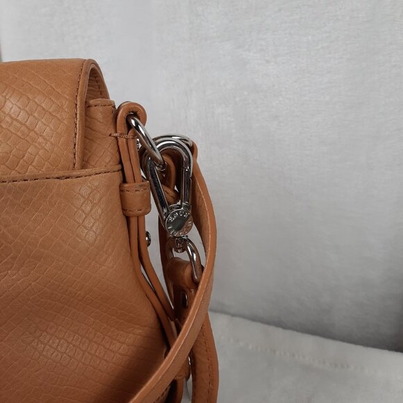 Michael Kors Camel Brown Textured Crossbody Bag - Picture 11 of 13